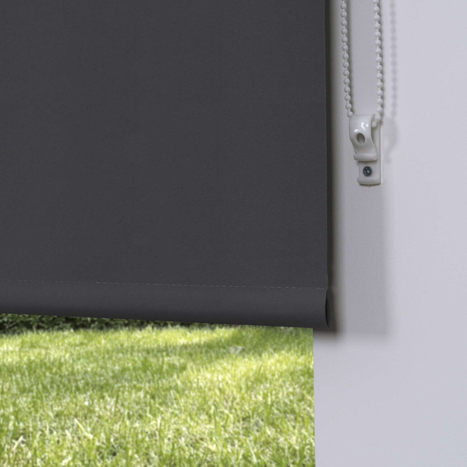 Plain Blackout Blinds - Northern Grey / 90cm Image 2