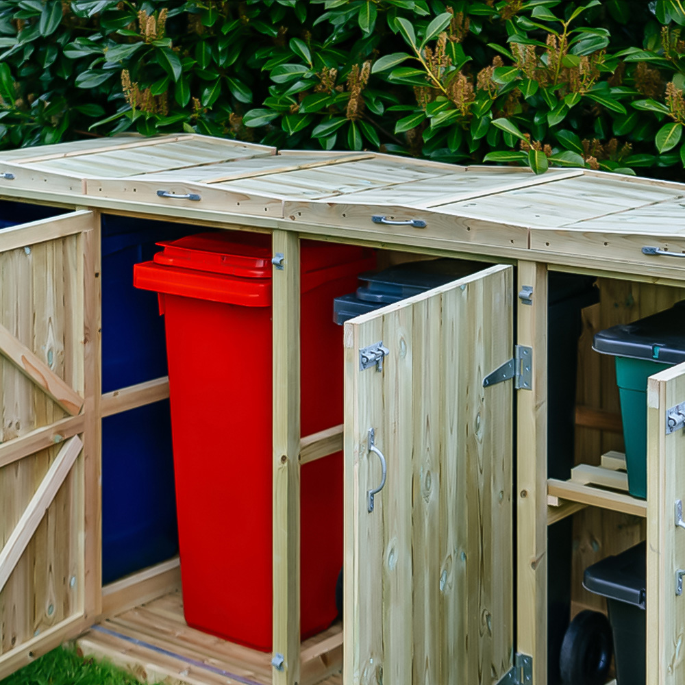 The Garden Village Shireburn 4 Recycle Box 3 Wheelie Bin Image 4