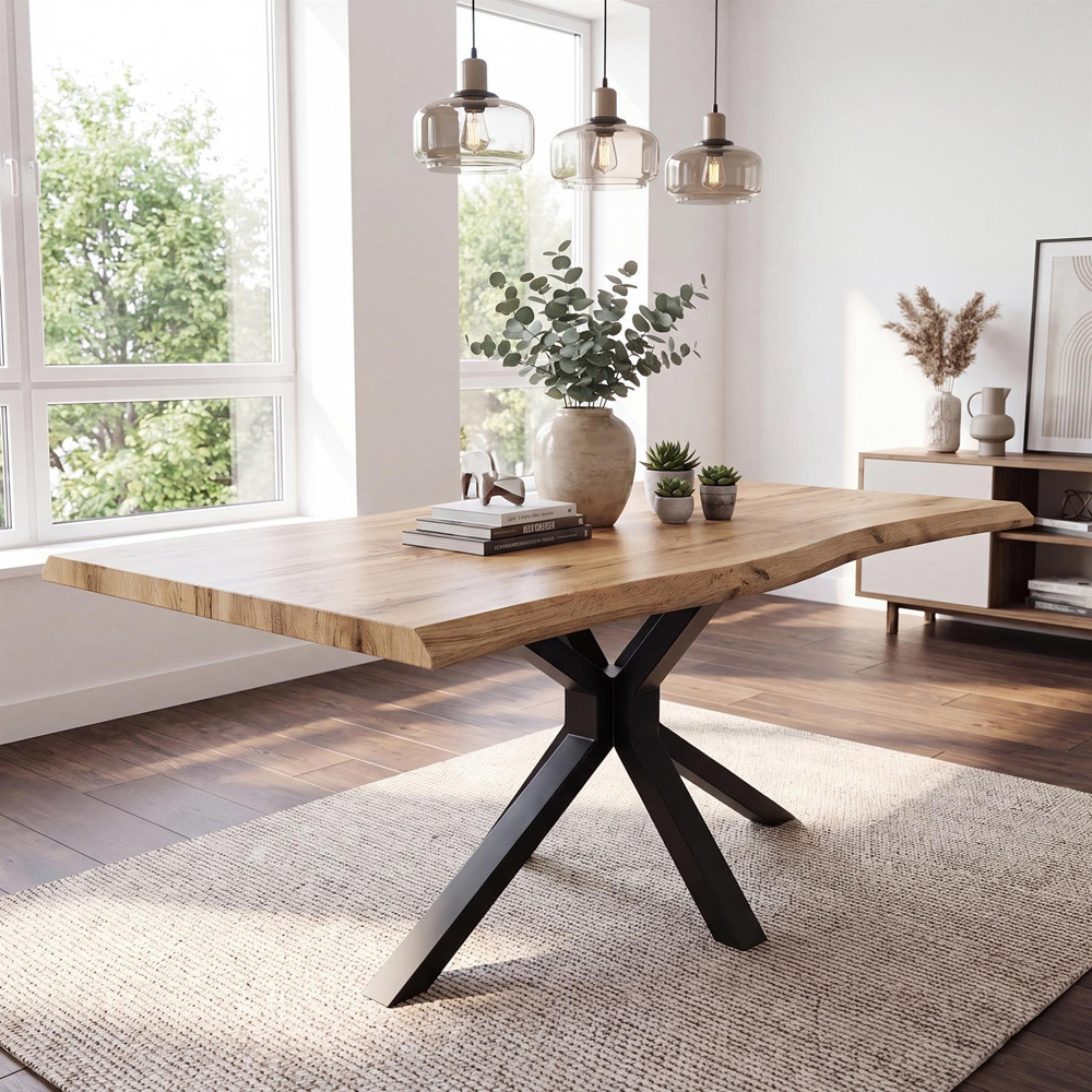 Kosy Koala 4 Seater Wood and Velvet Dining Table Set with Bench Grey Image 3