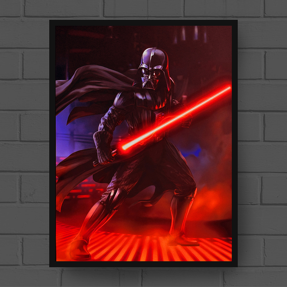 Red5 Star Wars Classics Vader Light Up Canvas 30 x 40cm Image 2