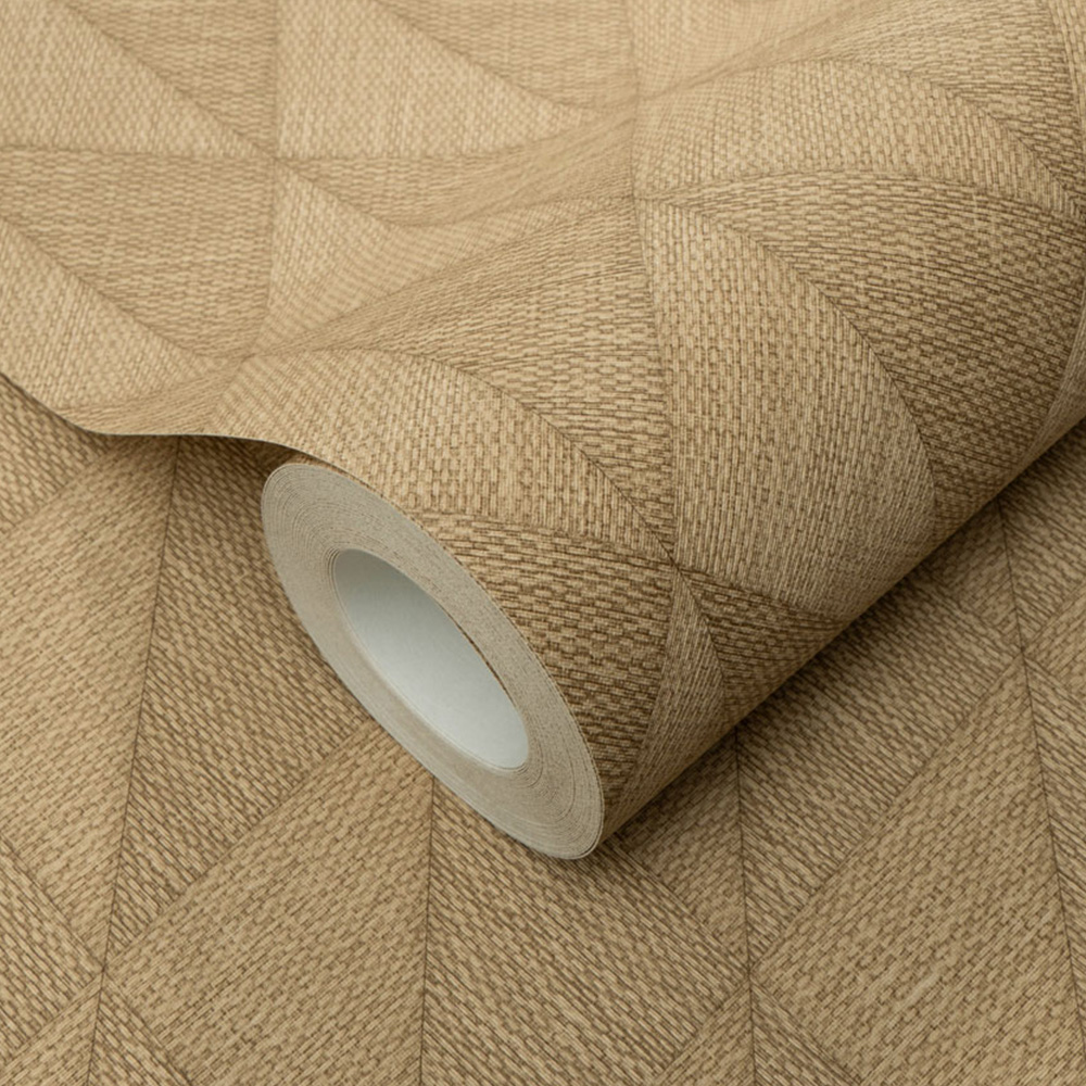 Erismann Woven Whisper Ochre Vinyl Wallpaper Image 3