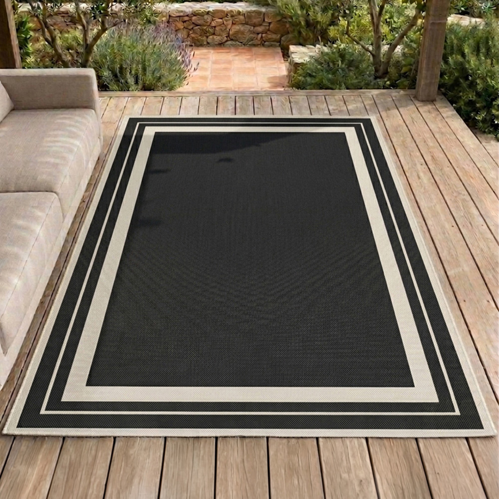 Portland Rugstyle Black Border Rug 200 x 290cm Image 1