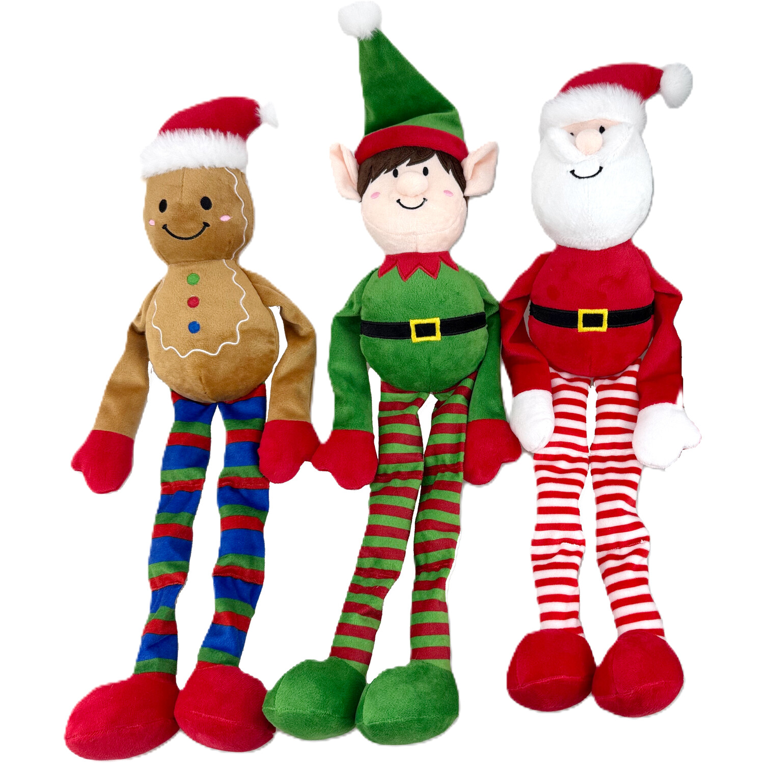 Christmas Squeaker Leg Dog Toy Image 5