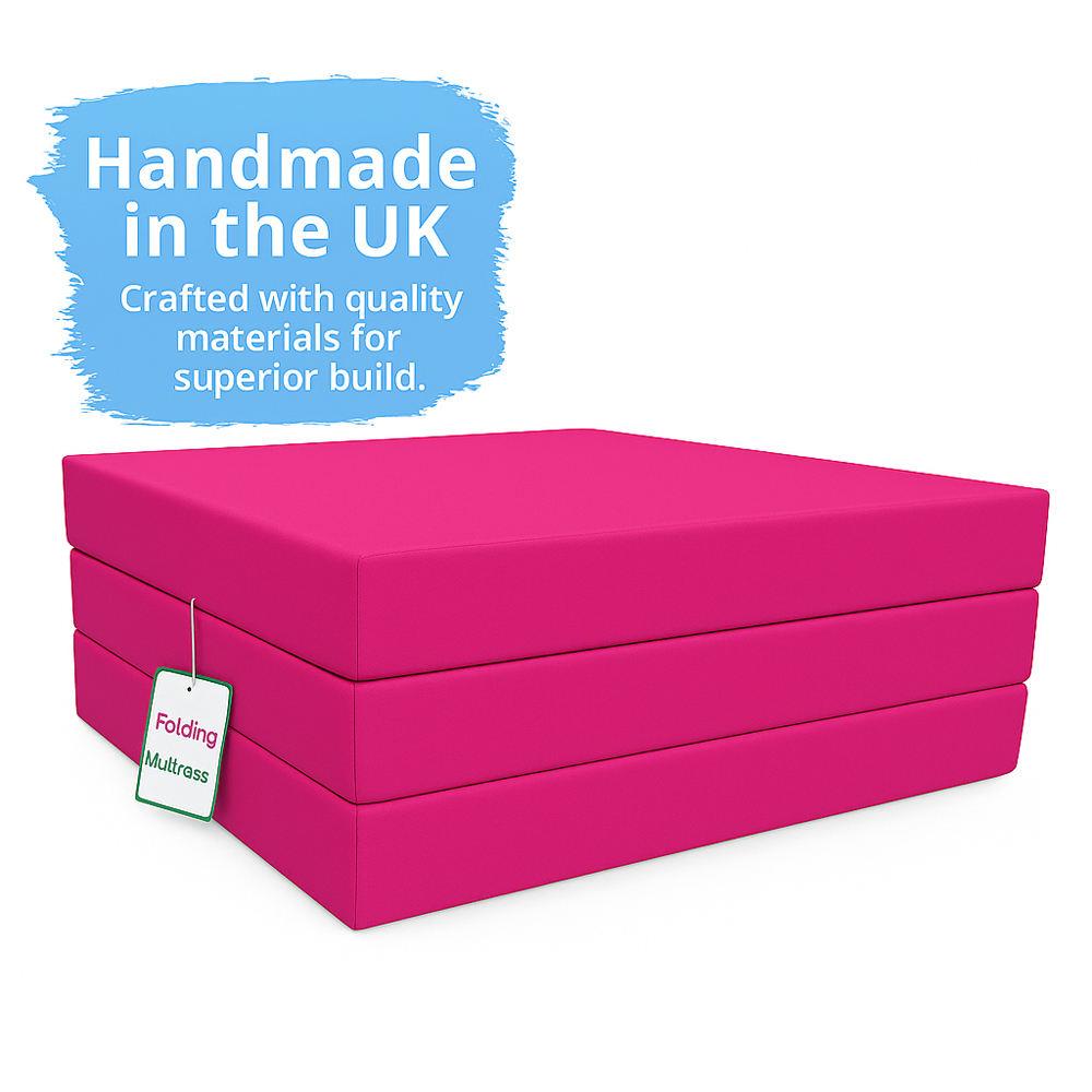 House Of Home Fuchsia Memory Foam Foldable Z Bed Image 3