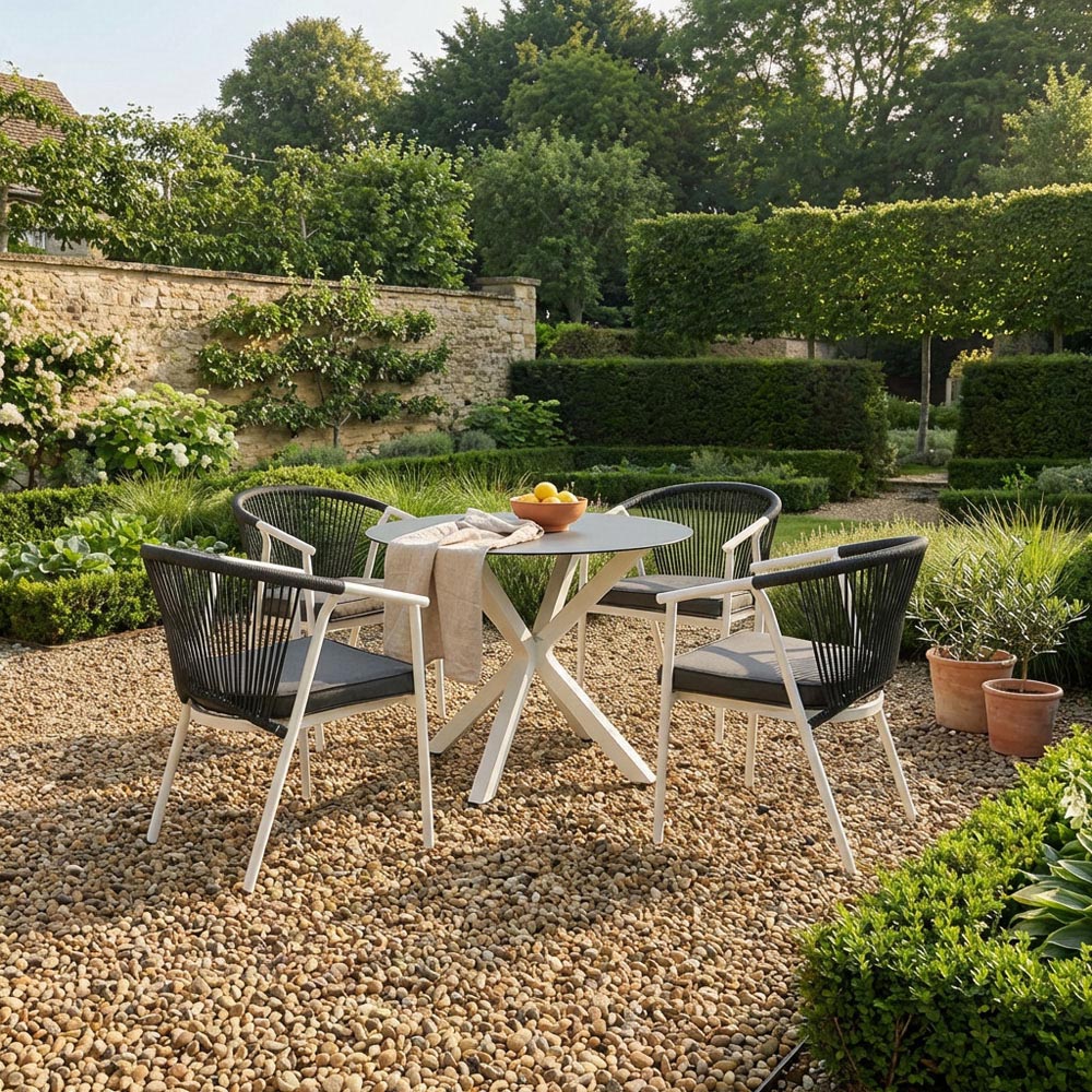 Maisie Dining Set - Grey and Black Image 3