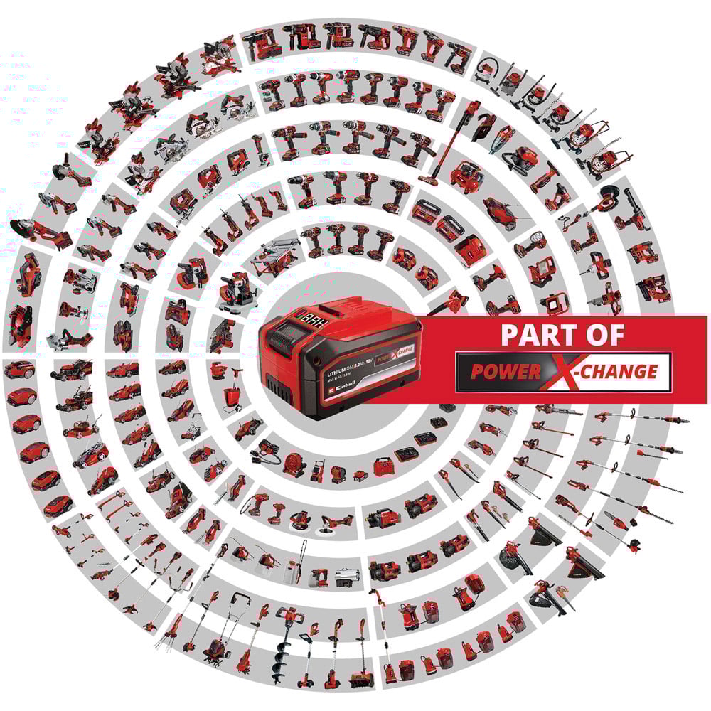 Einhell Power X-Change GT GE-HC 18 Li T Kit Cordless Garden Multi Tool Image 8