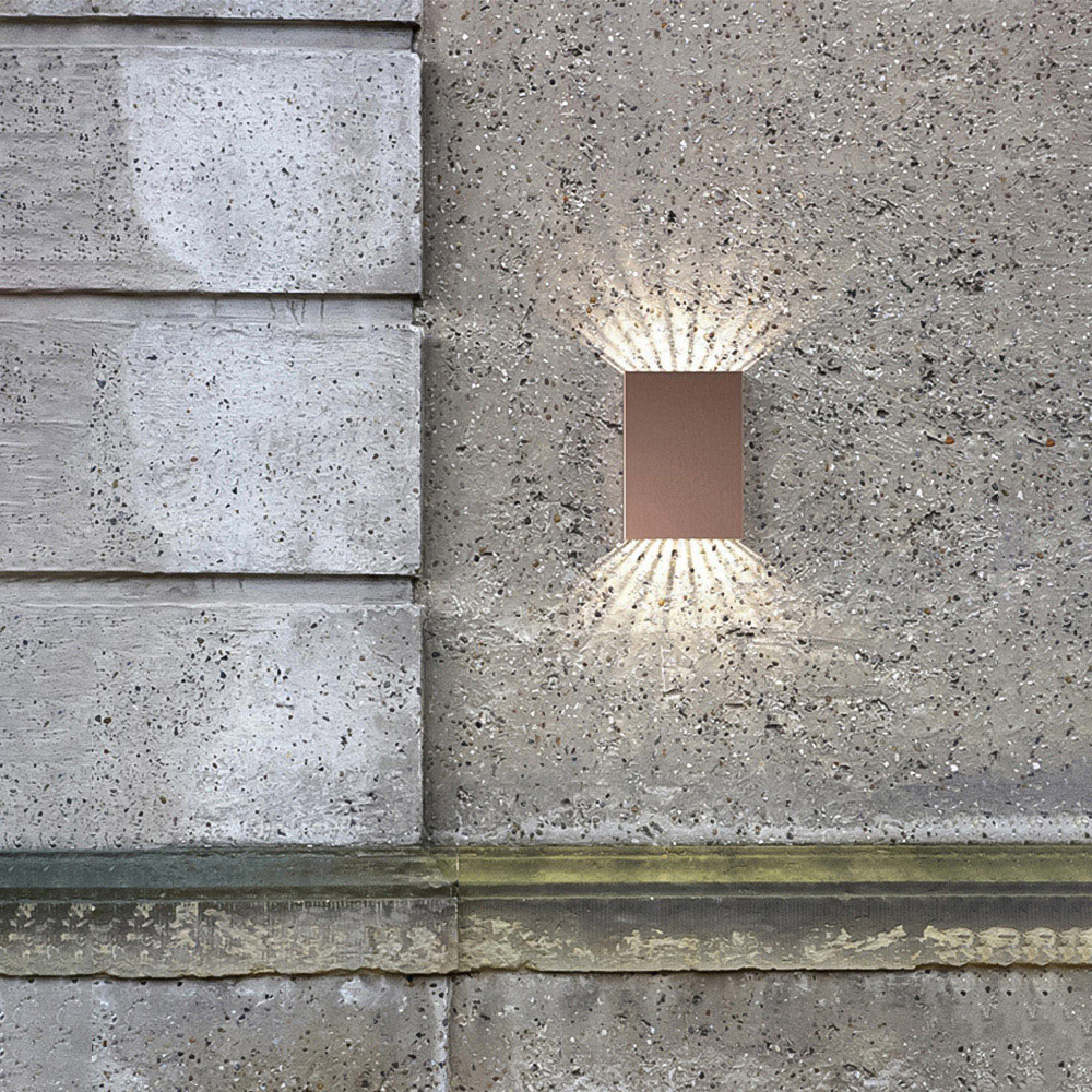 Nordlux Fold 15 Copper Magnetic Shade Garden Wall Light Image 7