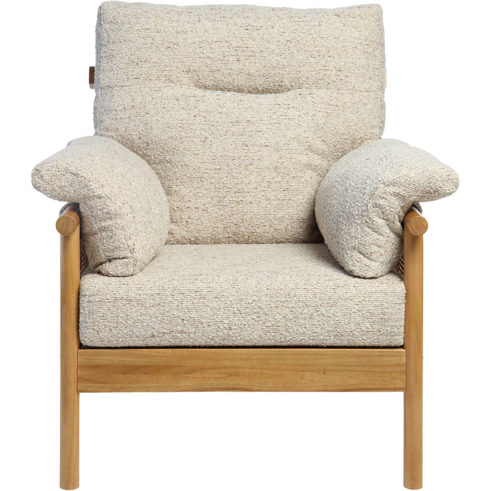 Desser Mindi 4 Seater Light Oak Natural Rattan Sutton Sofa Set Image 3