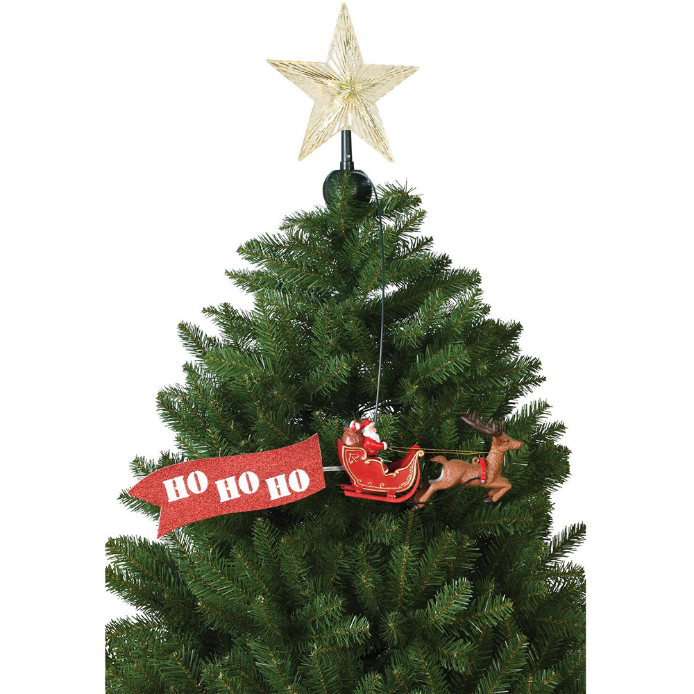 Christmas Santa & Sleigh Tree Topper Image 3