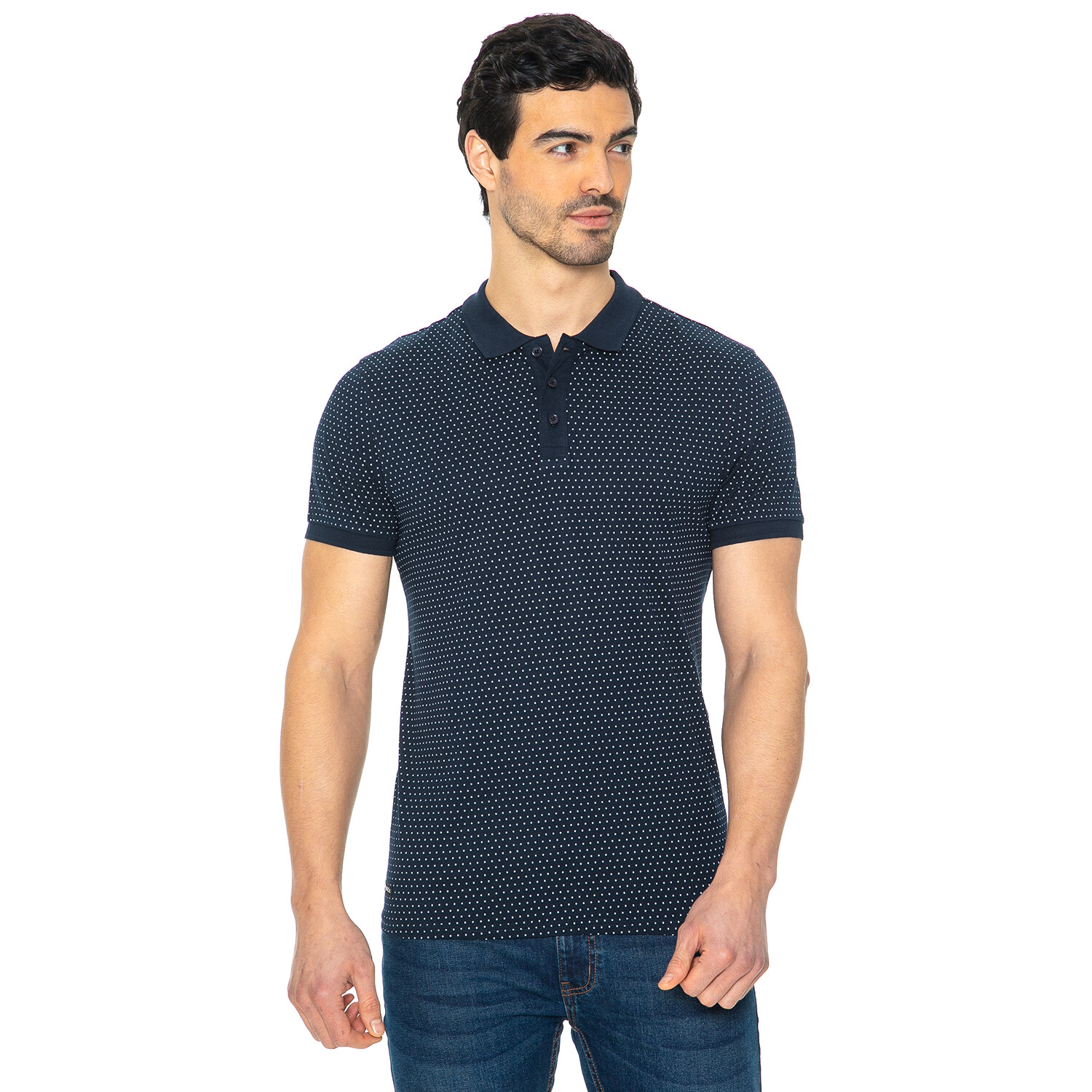 Pack of Two Polo Dee And Polo Headland Shirts - Navy / S Image 1