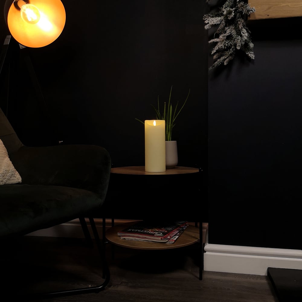 Samuel Alexander Warm White LED Flickering Candle with Timer Image 7