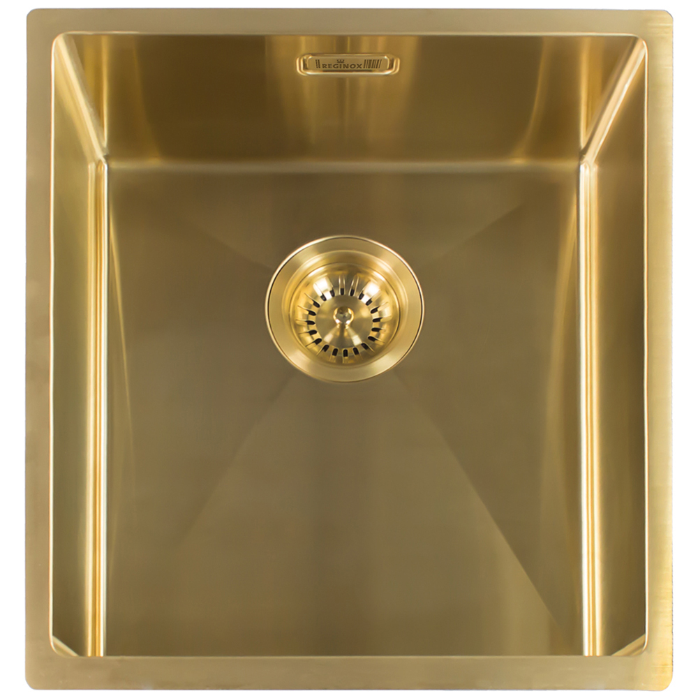 Reginox Miami Gold Square Sink 400 x 400mm Image 1