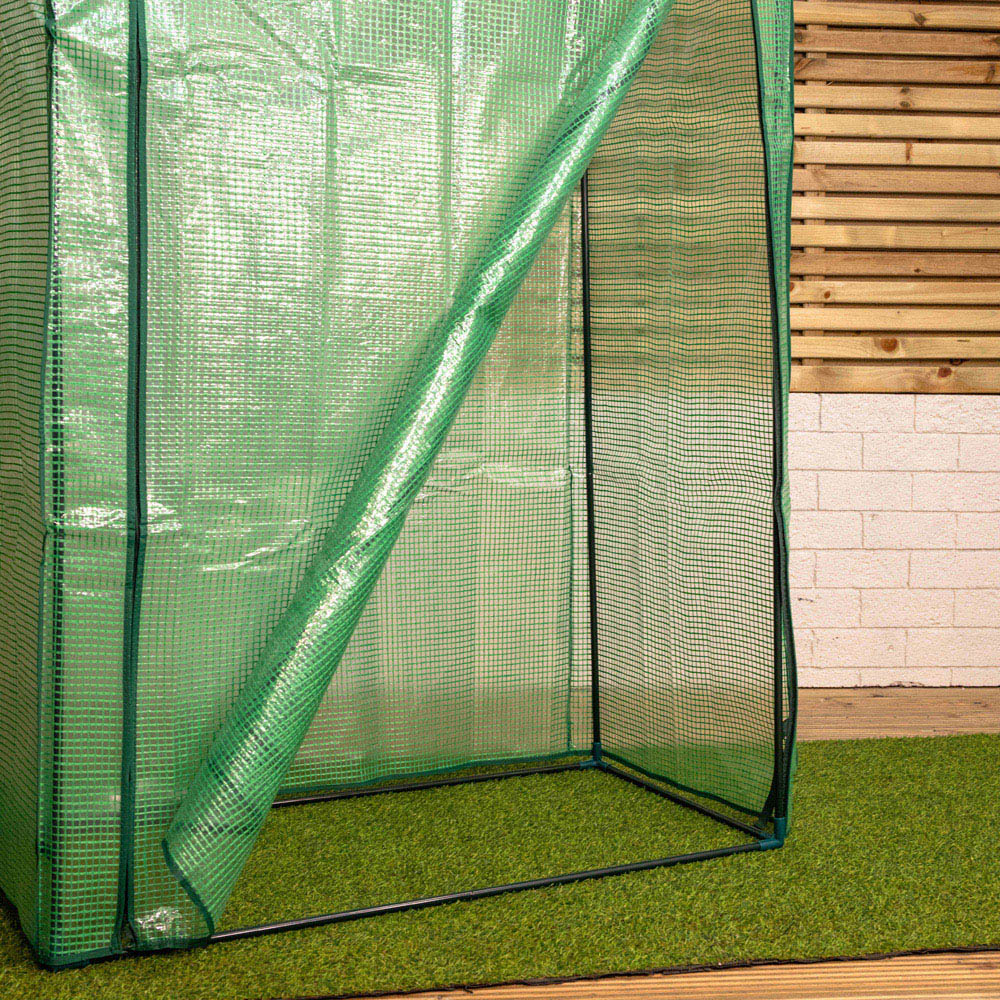 Samuel Alexander Green Weatherproof 2 x 3ft Mini Greenhouse Image 6