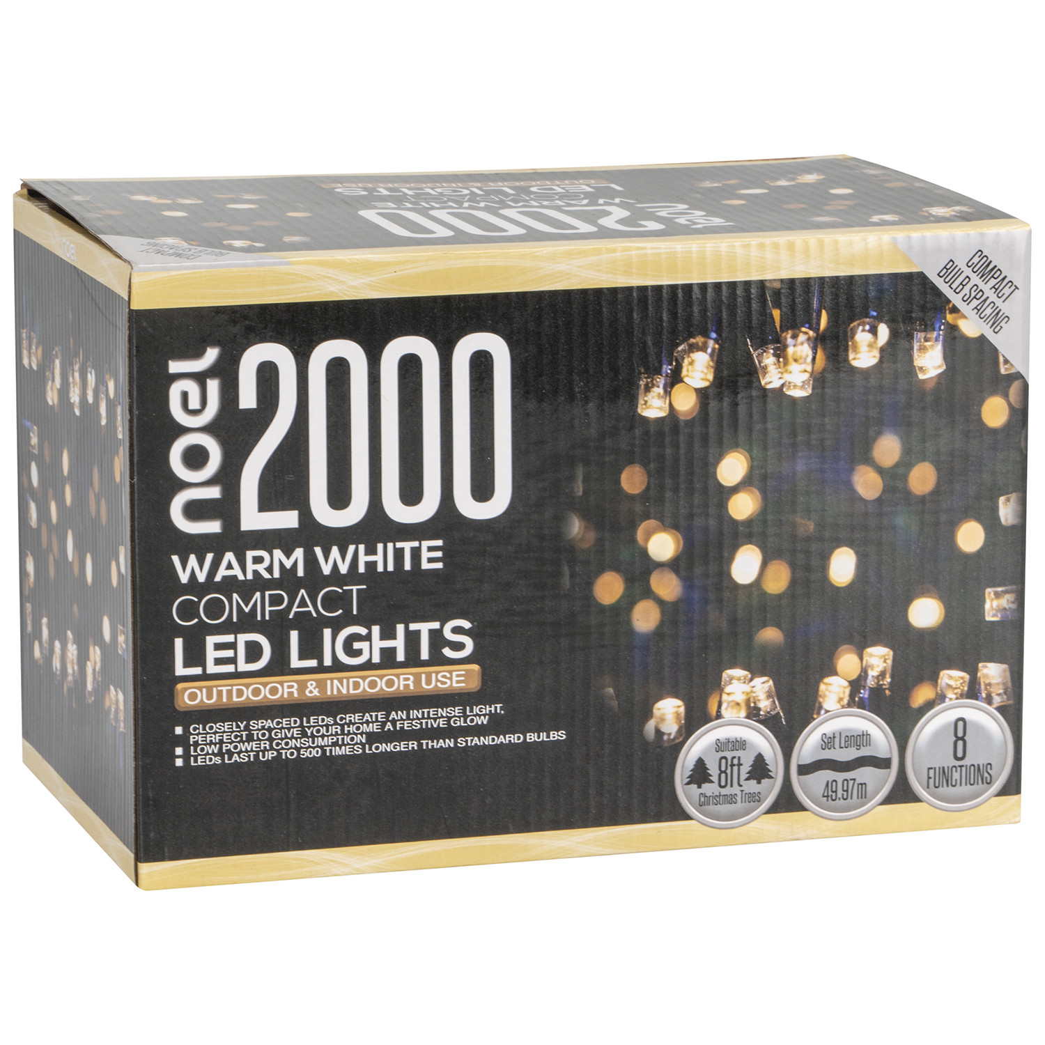 2000 Compact LED Lightchain - Warm White Image 2