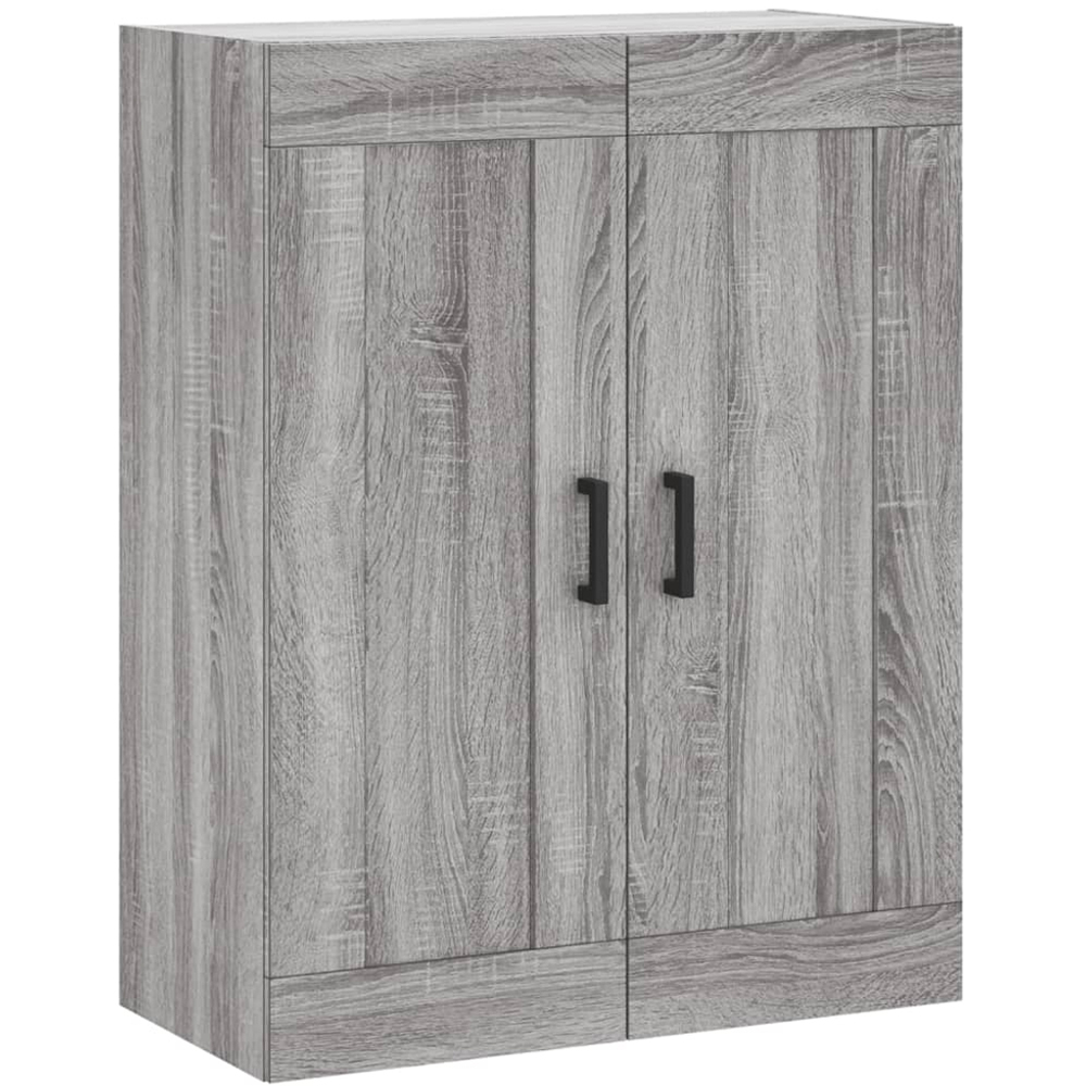 vidaXL 2 Door 3 Drawer Grey Sonoma Highboard with Metal Legs Image 5