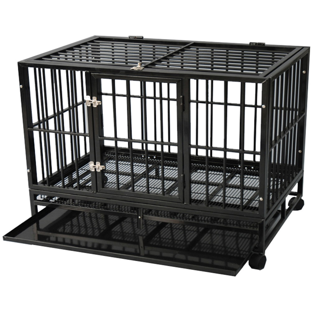 Gr8 Home Medium Heavy Duty Metal Pet Dog Cage Image 3