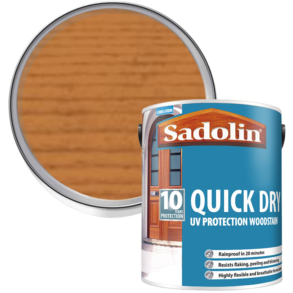 Sadolin Quick Dry 10 Year Natural Woodstain 5L Image 1