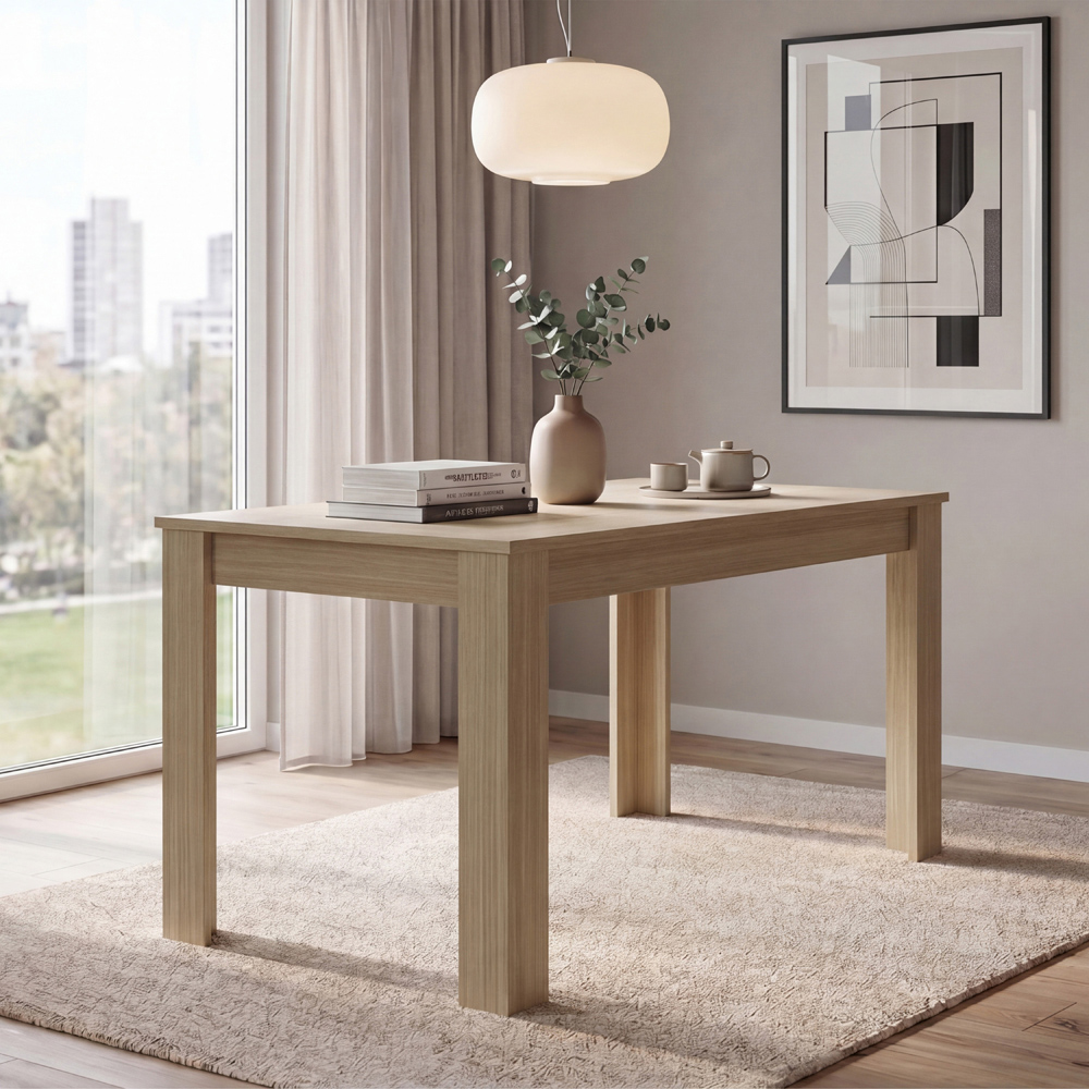 VIDA DESIGNS Medina 4 Seater Dining Table Oak Image 8
