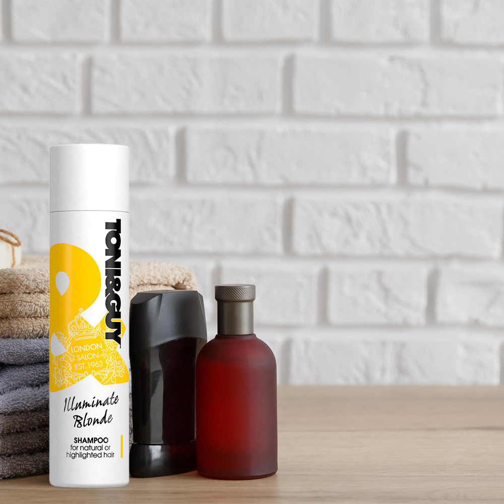 Toni & Guy Illuminate Blonde Highlighted Hair Shampoo and Conditioner 3 Pack Image 5