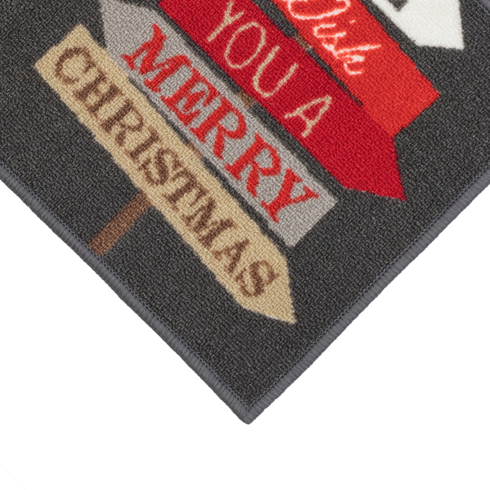 JVL Premium Christmas Gonk Nylon Pile Non Slip Indoor Mat 40 x 70cm Image 3