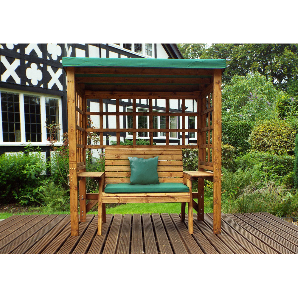 Charles Taylor Wentworth 2 Seater Arbour with Green Roof Cover Image 8