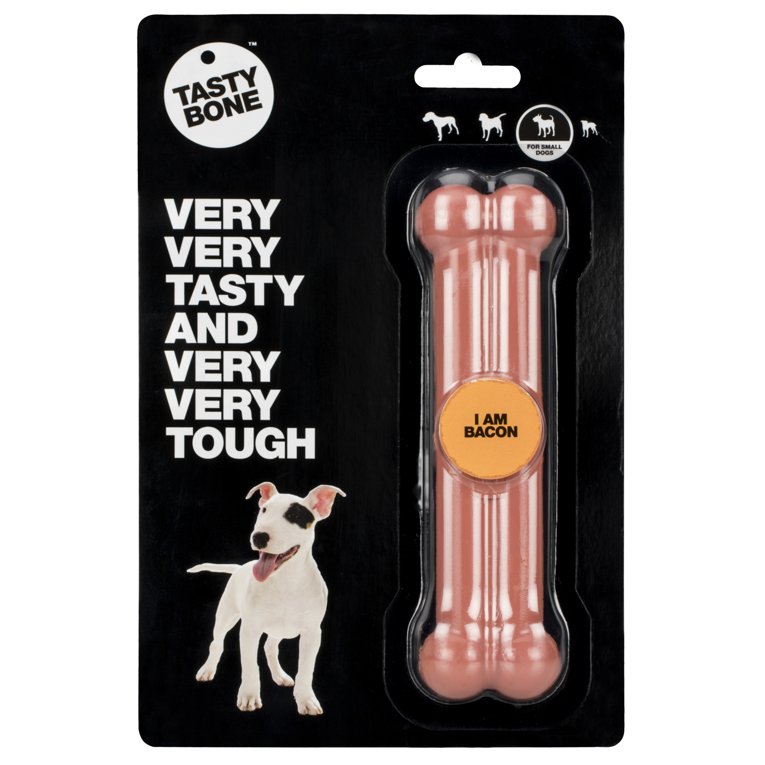 Tasty Bone Bacon Flavoured Dog Toy - 22cm Image 1