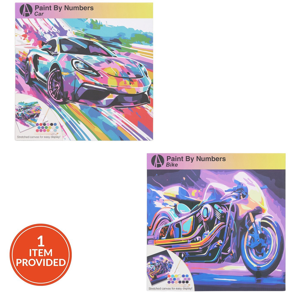 Paint by Numbers Car or Bike Kit Image 1