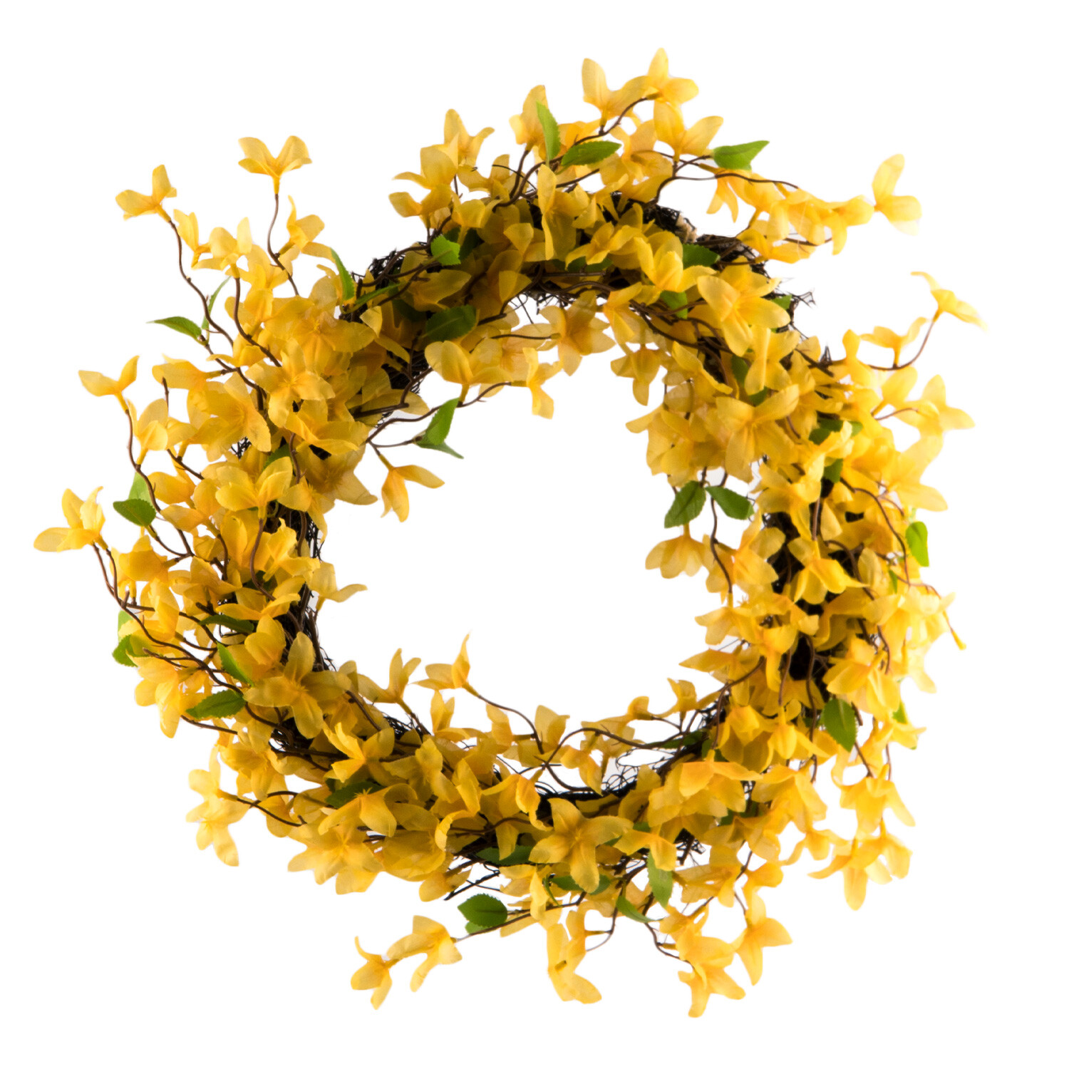 Spring Blossom Wreath - Yellow Image 1