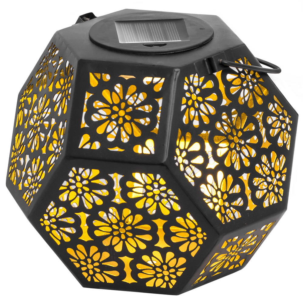 wilko Diamond Shaped Solar Hanging Lantern Image 4