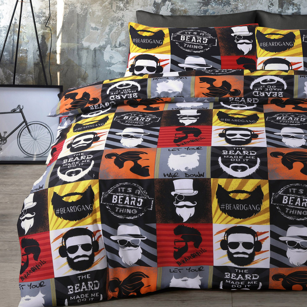 Velosso Its A Beard Thing King Size Duvet Set Image 2