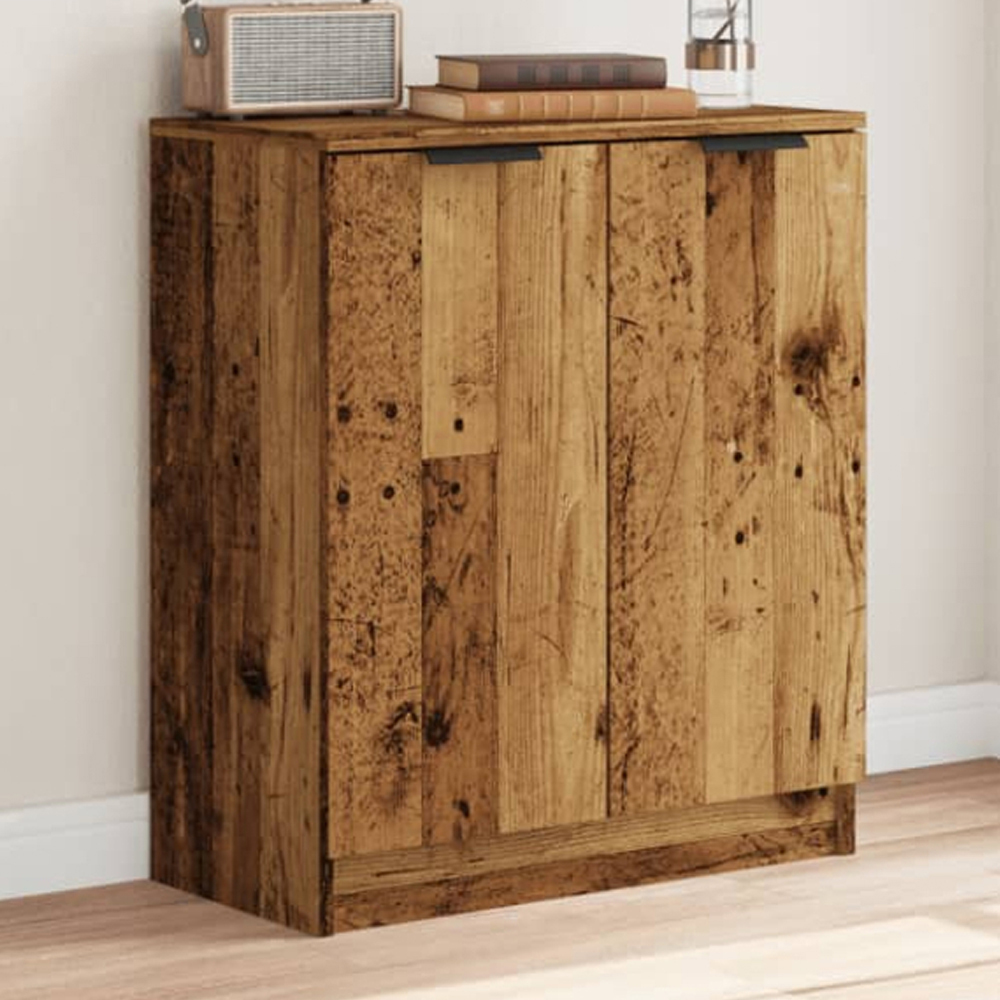 vidaXL 2 Door Old Wood Sideboard Image 1