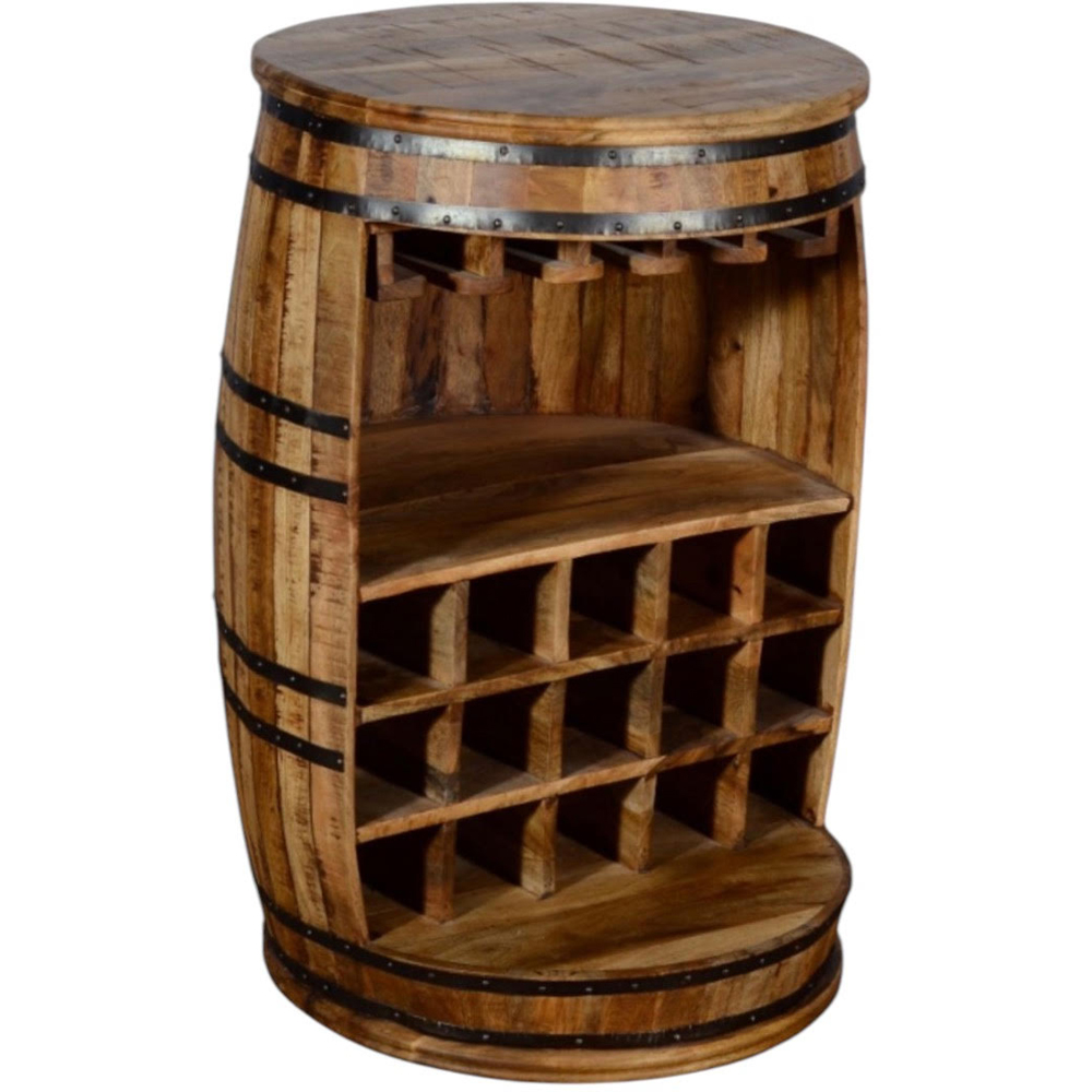 Acacia Home Freestanding Wine Rack 90cm Image 2