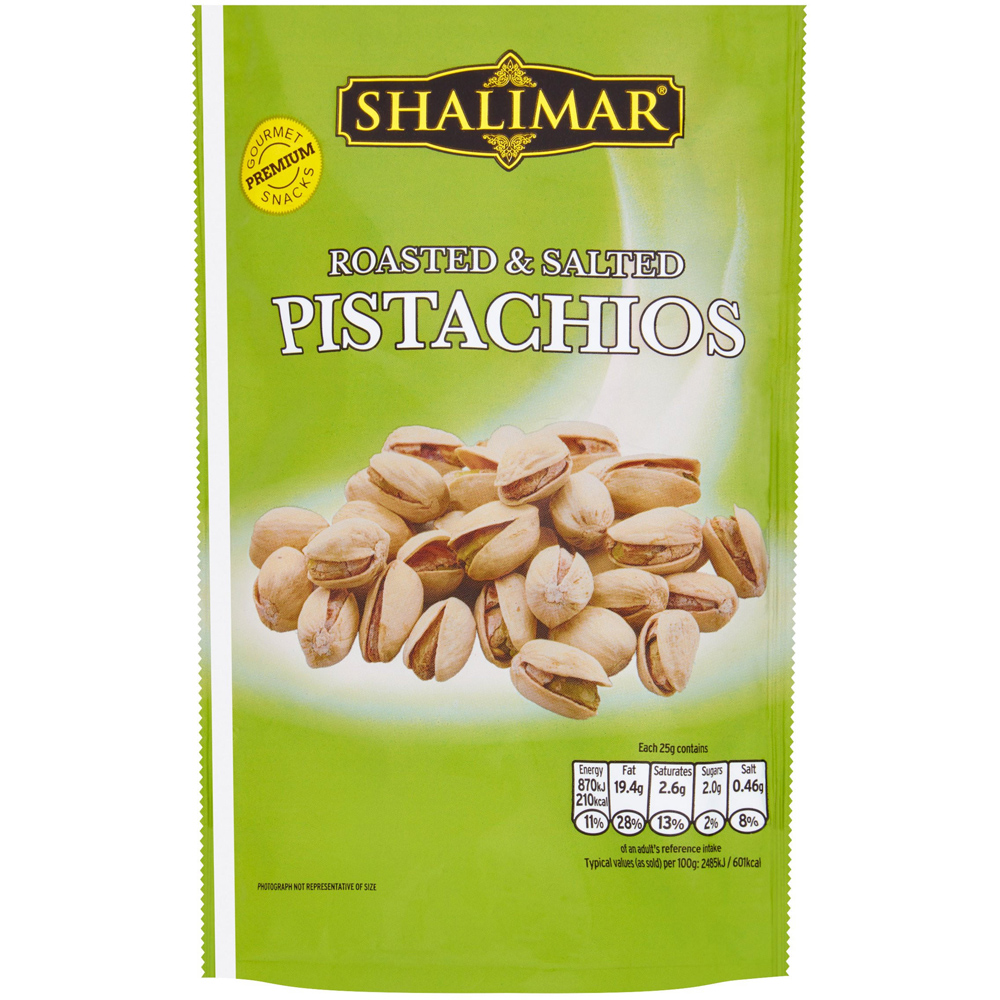 Shalimar Roasted and Salted Pistachios 150g Image