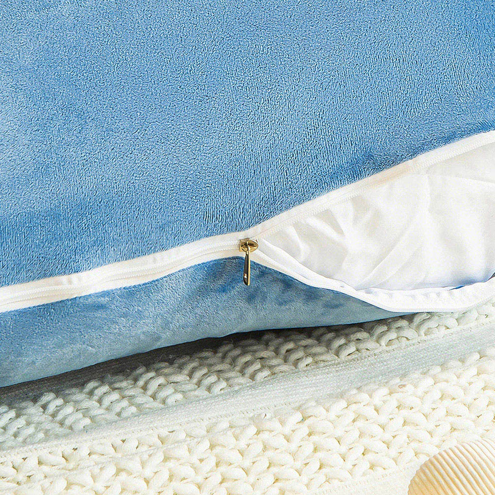 Living and Home Blue Cloud Shaped Soft Headboard Pillow 75 x 180cm Image 3