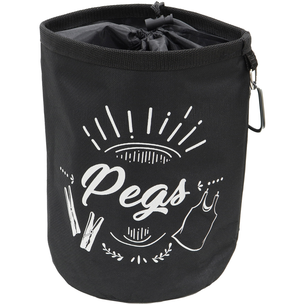JVL Aqua JVL Large Peg Bag with 72 Plastic Pegs Image 3