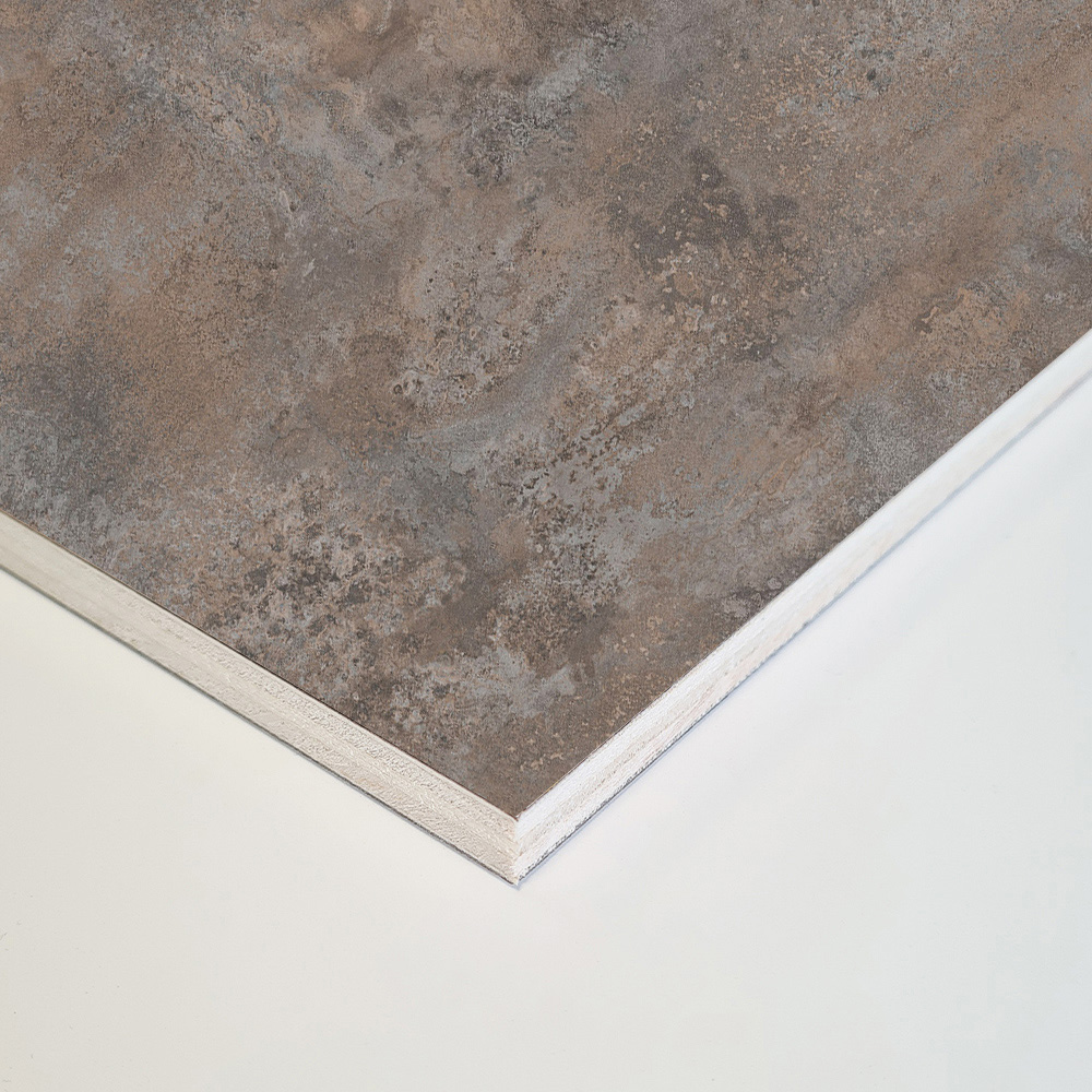 Wetwall Mermaid 2420 x 880mm Vintage Concrete Tongue and Groove Plywood Shower Wall Panel Image 3