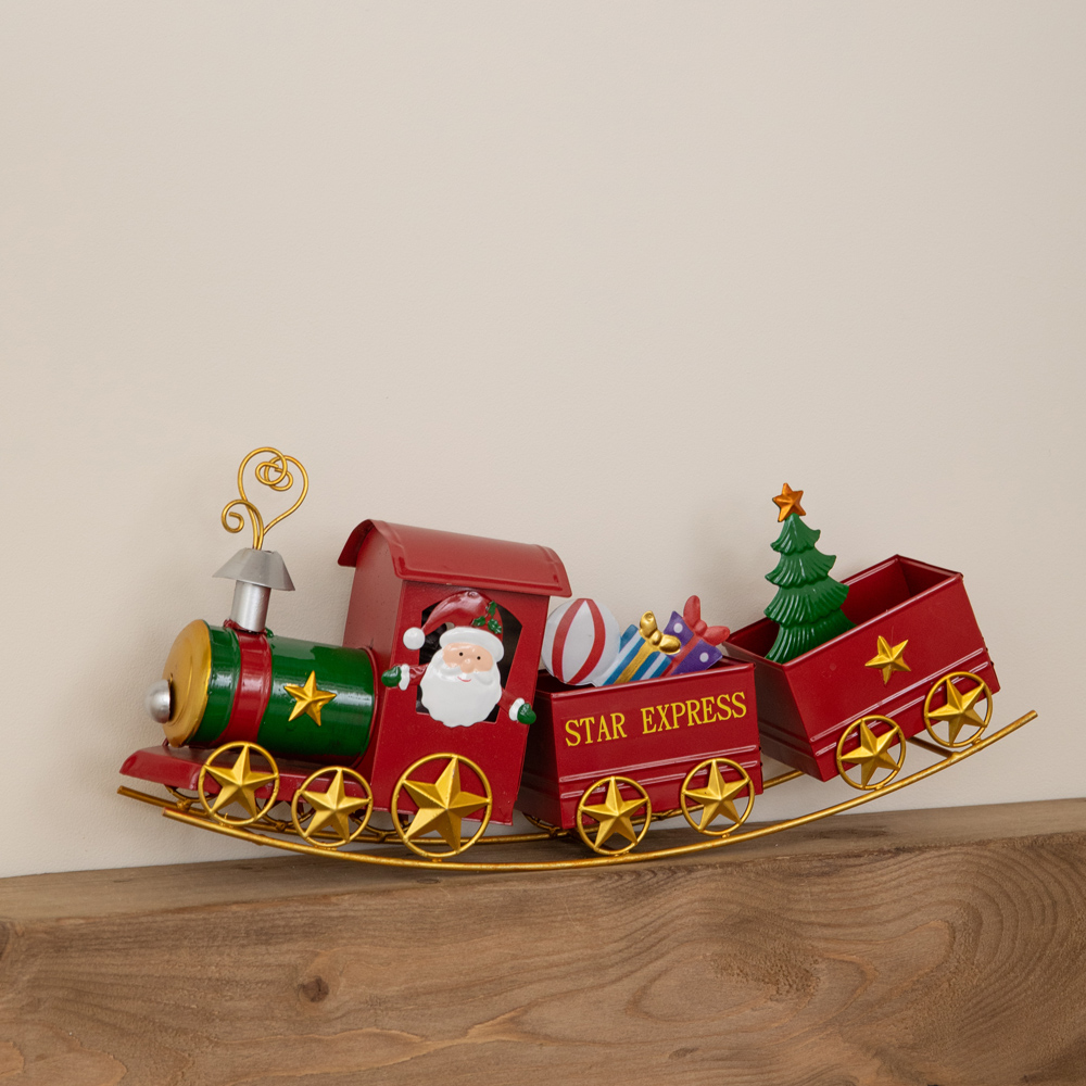 Samuel Alexander All Aboard Santa's Star Express Hand-Painted Christmas Train 43cm Image 3