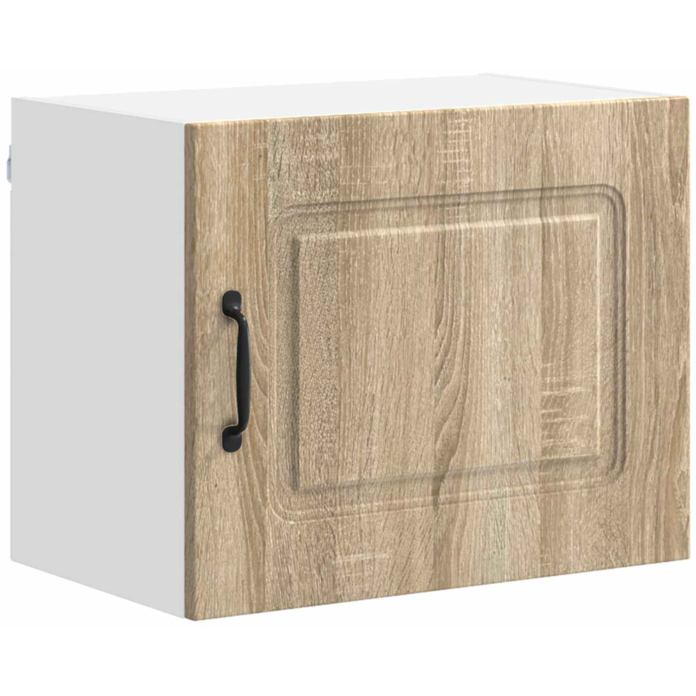 vidaXL Kalmar Single Door Sonoma Oak Wall Mounted Wide Kitchen Cabinet Set of 2 Image 2