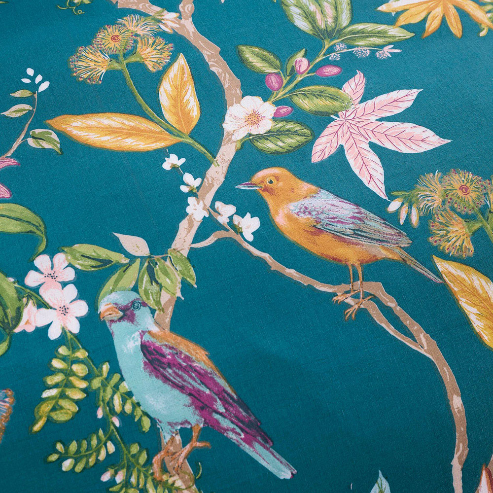 Botanical Birds Duvet Set - Multicolour / Superking Image 4