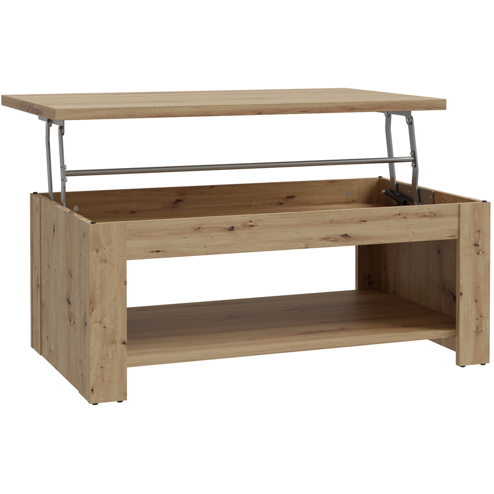 Florence Corona Single Shelf Artisan Oak Rising Coffee Image 4