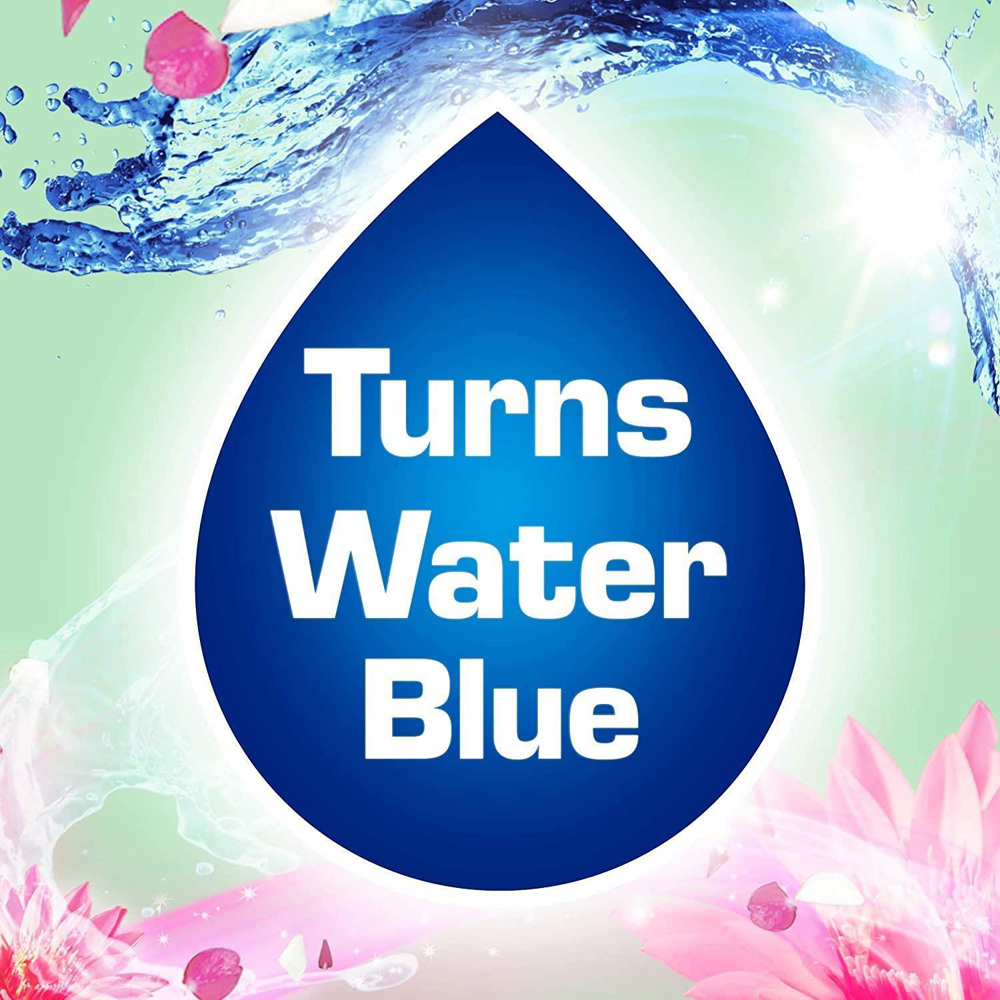 Bloo Colour Active Fresh Flowers Anti Limescale Toilet Rim Block 50g 30 Pack Image 4