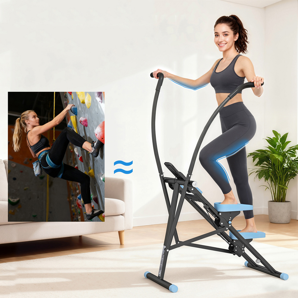 SPORTNOW Vertical Stair Stepper Exercise Machine with LCD Monitor Image 4