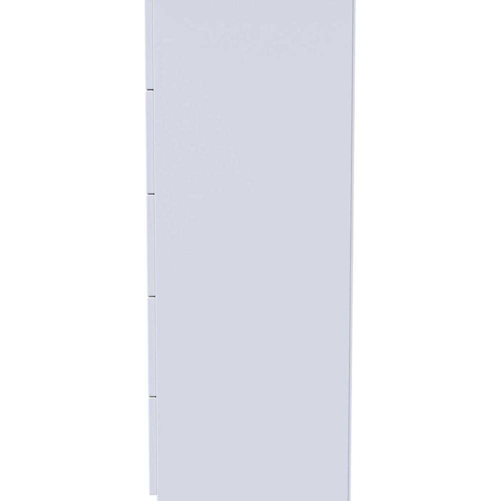 Crowndale Plymouth 5 Drawer White Chest Ready Assembled Image 4