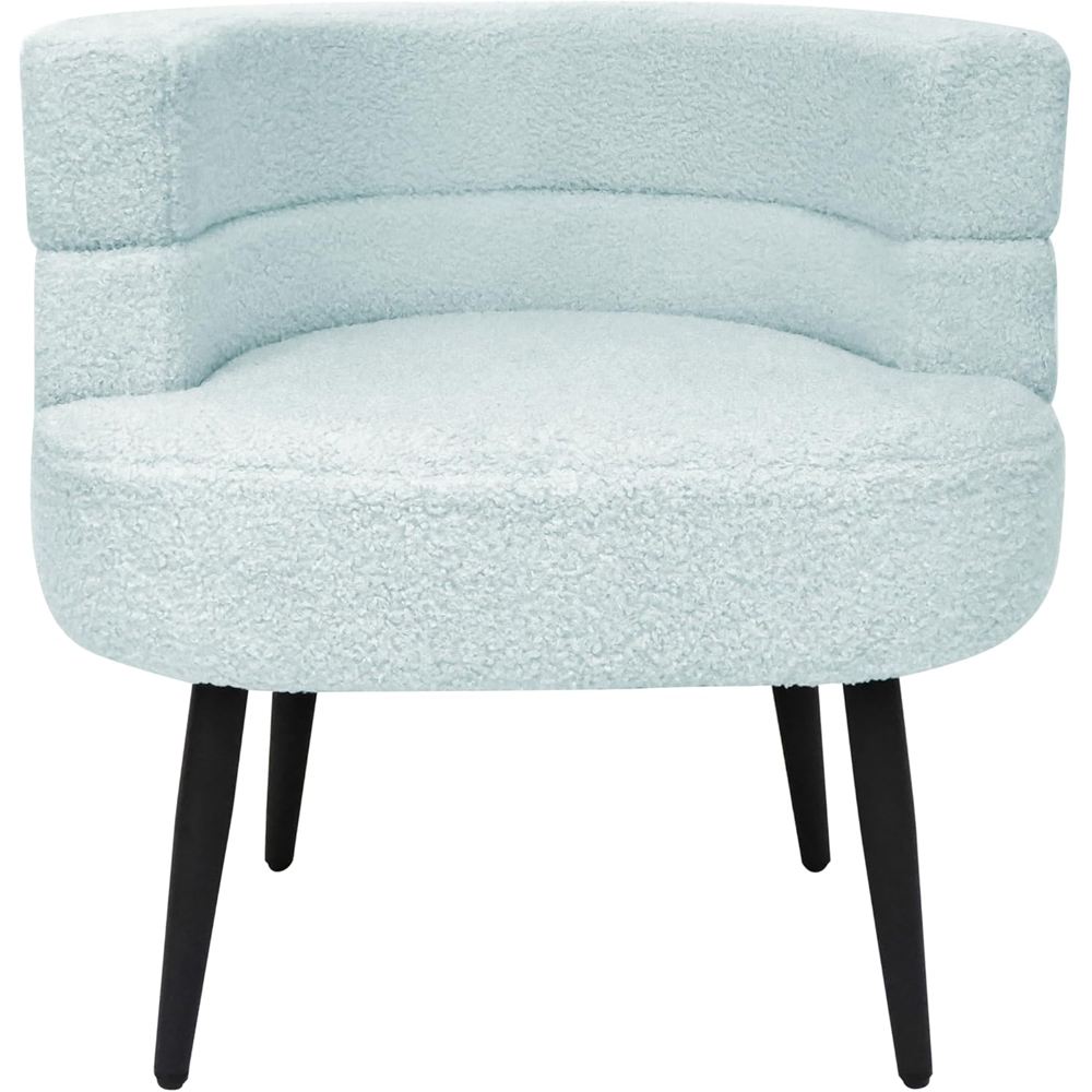 Alivio Blue Sherpa Sofa Chair Image 2