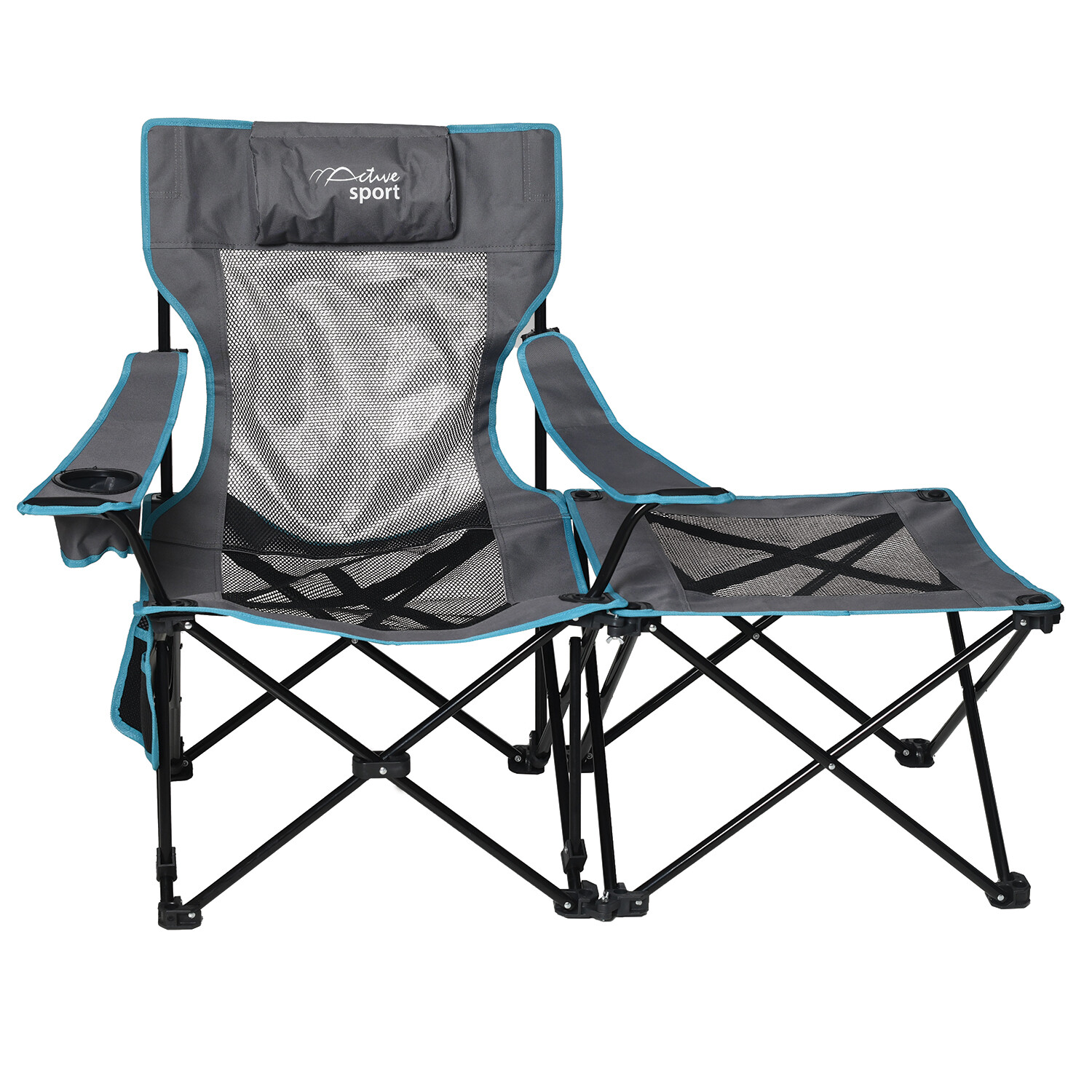 Active Sport Camping Chair with Stool Image 2
