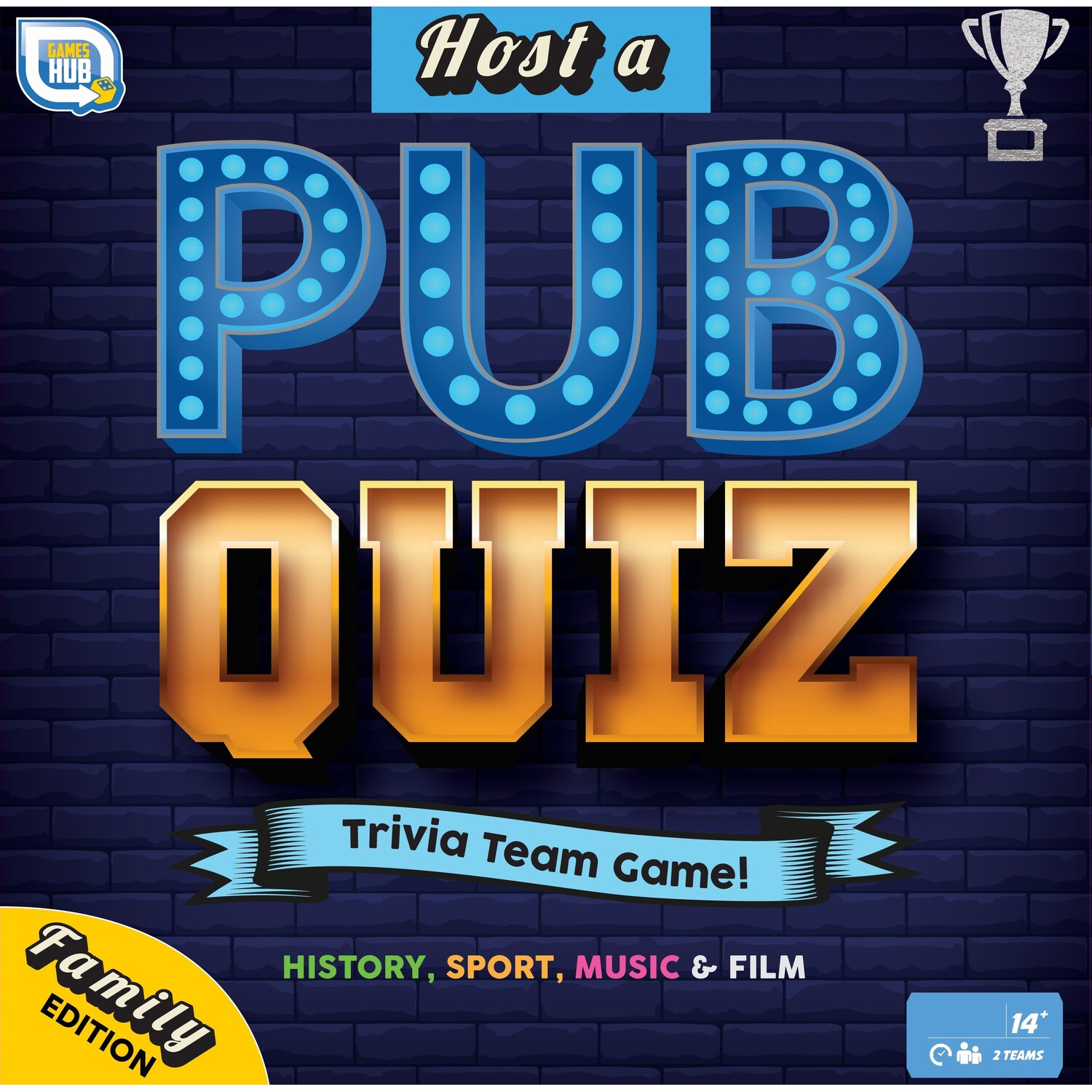 Games Hub Pub Quiz Card Game Image