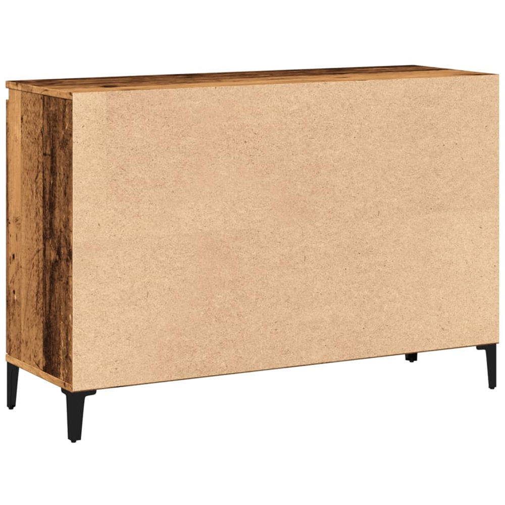 vidaXL 2 Door 2 Drawer Old Wood Sideboard Image 6