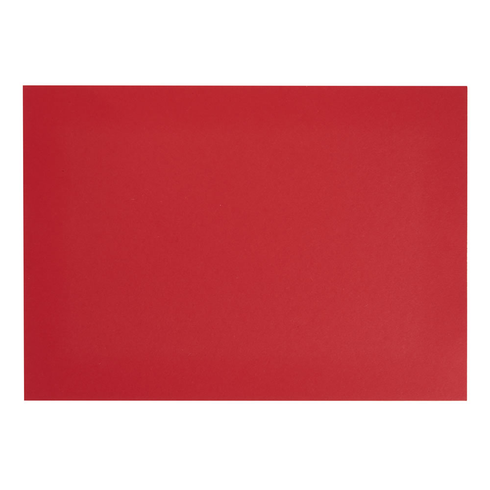 Wilko A2 Red Card 210gsm Image