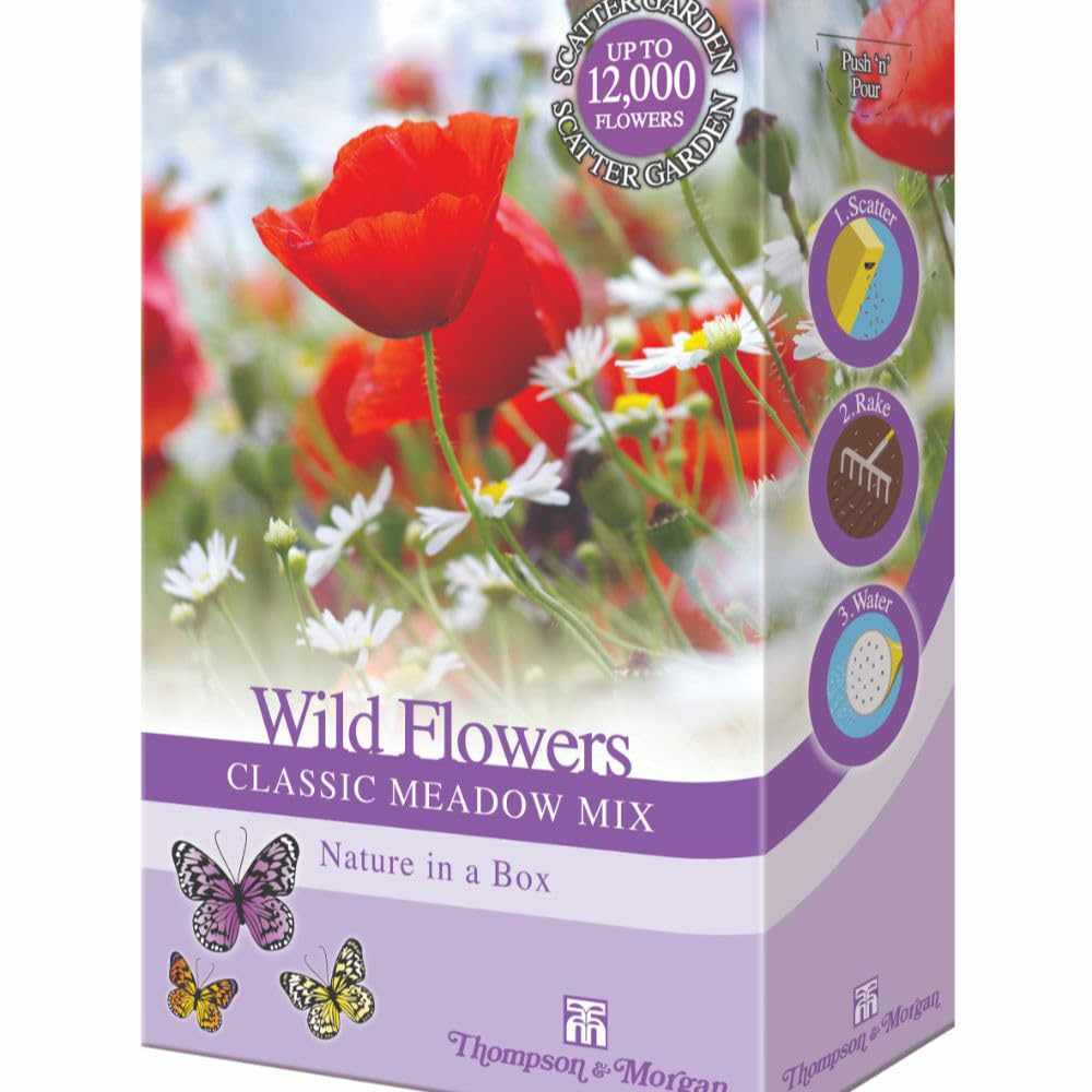 Thompson and Morgan Wild Flower Classic Meadow Mixed Seed Packet Image 2
