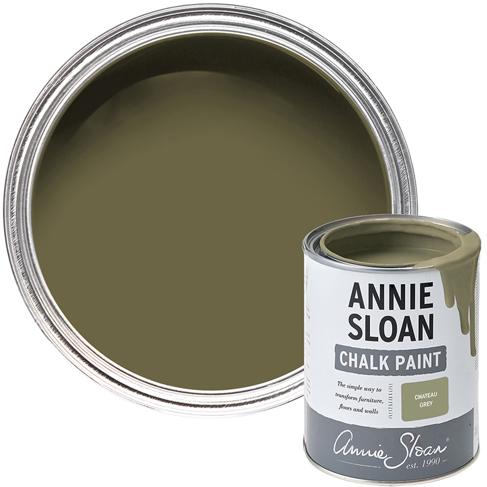 Annie Sloan Chateau Grey Matt Chalk Paint 1L Image 1